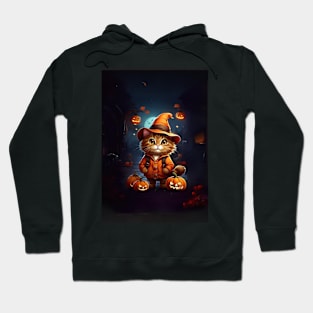 Pumpkin Paw's Magical Halloween Night Hoodie